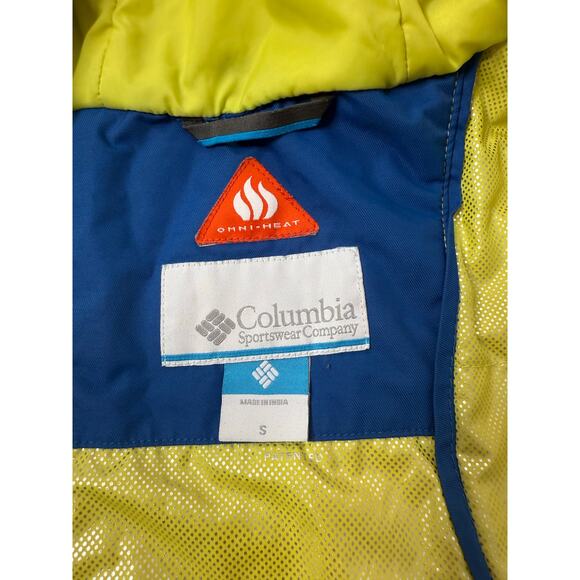 Columbia Omni-Tech Omni-Heat Insulated Jacket Men’s Size S Blue Waterproof - Picture 5 of 10